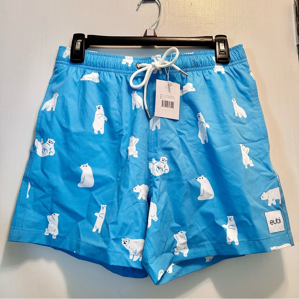 Eubi Polar bear swim trunks